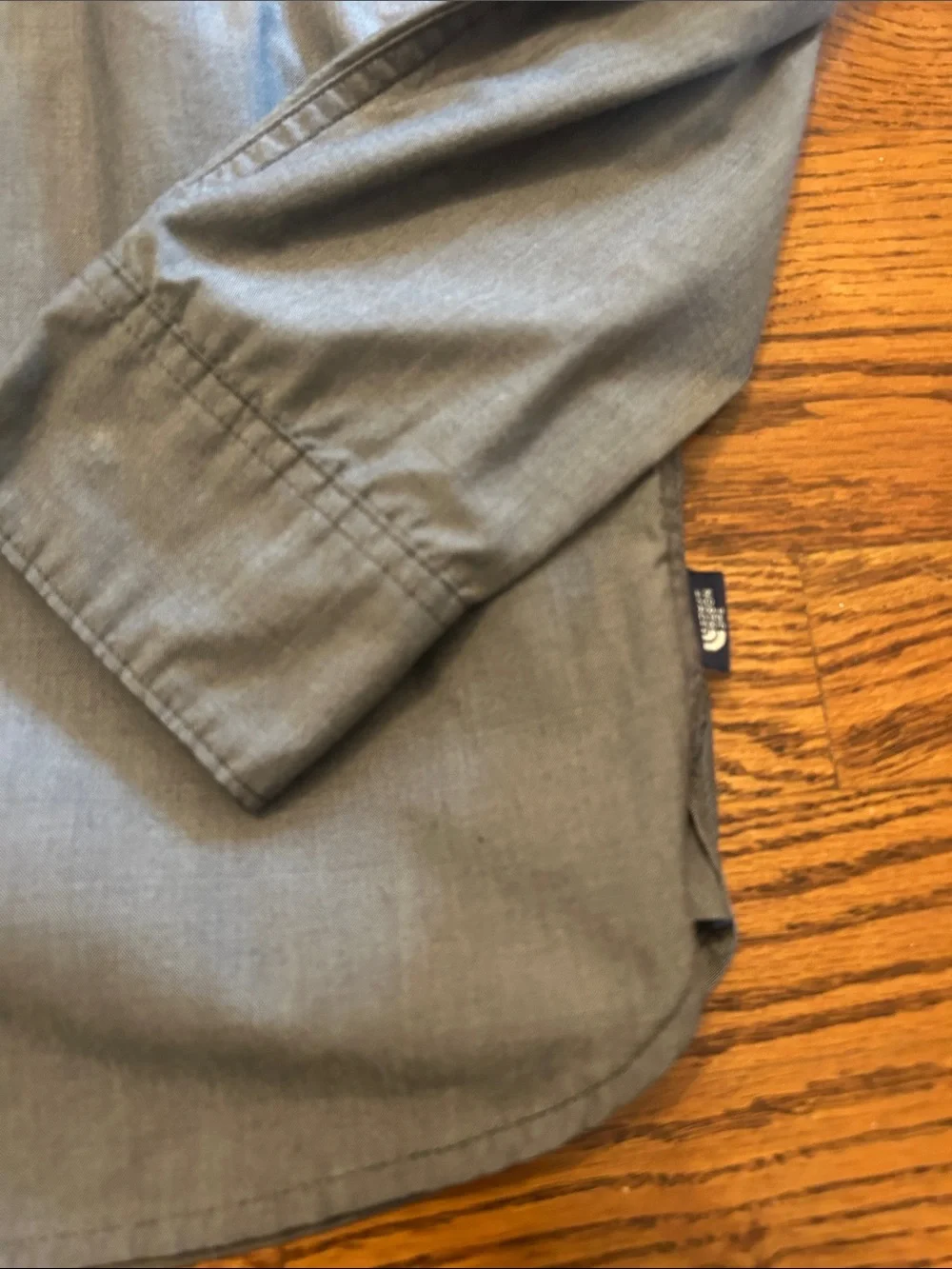 The North Face Men's Long-Sleeve Button-Up Shirt in Charcoal